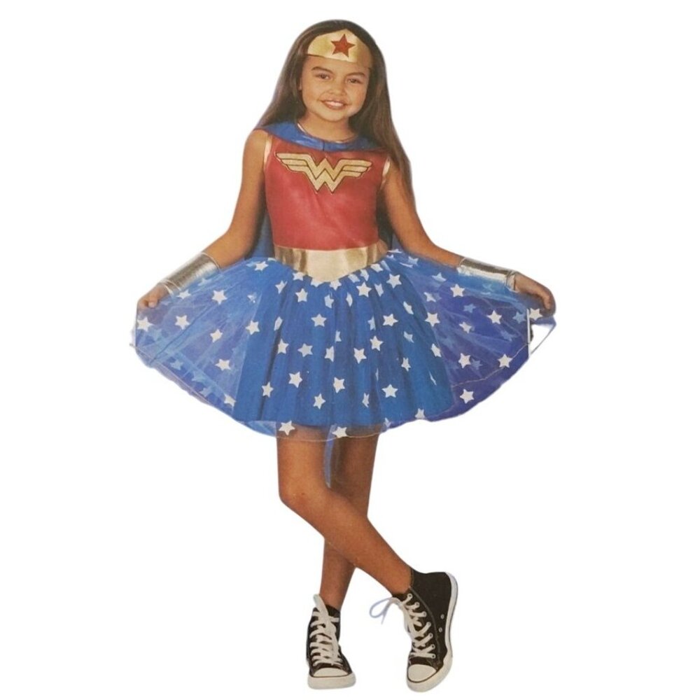 Rubies DC Comics Girls XS Wonder Woman Complete Halloween Costume
